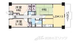 パデシオン宇治木幡間取り図面