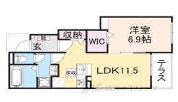 ヒカルサ大津唐崎２間取り図面