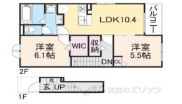 ヒカルサ大津唐崎２間取り図面