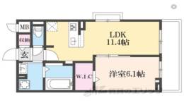 ディアコート唐崎間取り図面
