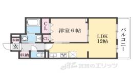 ディアコート唐崎間取り図面