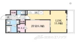 ディアコート唐崎間取り図面