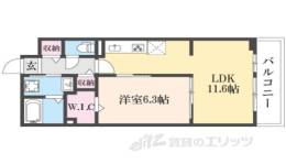 ディアコート唐崎間取り図面