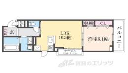 ディアコート唐崎間取り図面