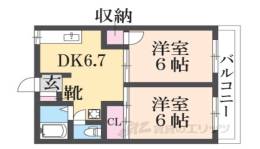 コスモハイツオリオン間取り図面