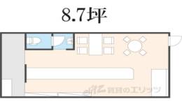 深草五反田町6-12店舗間取り図面