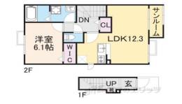 メゾン12朝来間取り図面