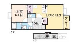 メゾン12朝来間取り図面