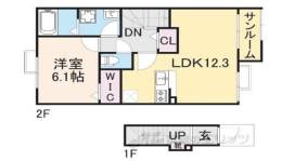 メゾン12朝来間取り図面