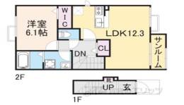 メゾン12朝来間取り図面