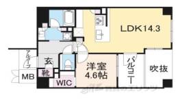 ヴィークコート京都四条烏丸間取り図面