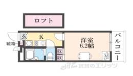 レオパレスラ　フォレ間取り図面