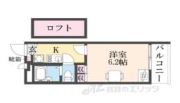 レオパレスラ　フォレ間取り図面