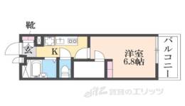 レオパレスリバーウエスト　B間取り図面