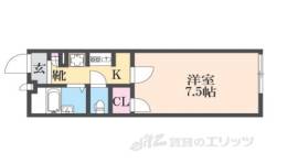 レオパレス近松２間取り図面