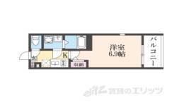 サンテラス二条間取り図面