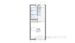 レオパレス上坂部２間取り図面