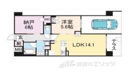 レーベン清水五条間取り図面