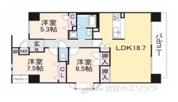 アルモード京都西院間取り図面