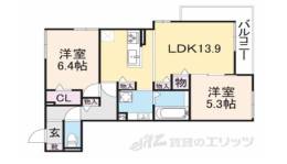 ＣＡＬＭＥ尼崎間取り図面