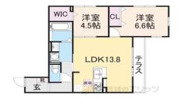 Ｄ－ｒｏｏｍ南塚口間取り図面
