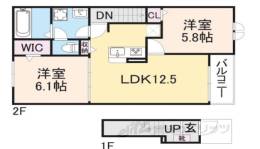 ヒカルサ彦根市松原町間取り図面