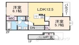 ソレイユカヤノⅥ間取り図面