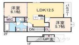 ソレイユカヤノⅥ間取り図面