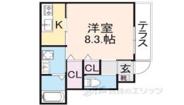 (仮称)山科区四ノ宮新築アパート間取り図面