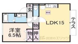 アパートメントｆｆ　Ａ棟間取り図面