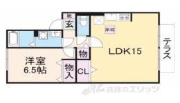 アパートメントｆｆ　Ａ棟間取り図面