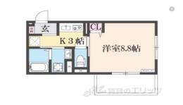 （仮称）D-ROOM京都市左京区大林町間取り図面