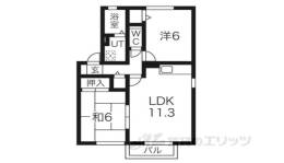 セジュール三笠Ａ棟間取り図面