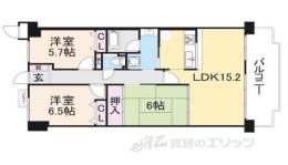 コスモ大和高田　間取り図面