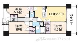メロディーハイム西大路デュオノワール間取り図面