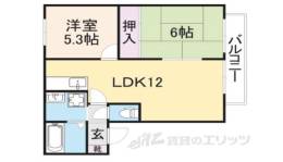 ハイツキララＡ棟間取り図面