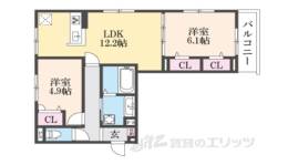 ミル　ソレアード間取り図面