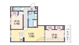 ミル　ソレアード間取り図面