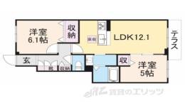 シャーメゾンＣＯＣＯ間取り図面
