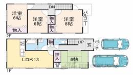 貸家間取り図面