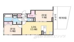 仮称Ｄ－ＲＯＯＭ四條畷市大字清瀧間取り図面