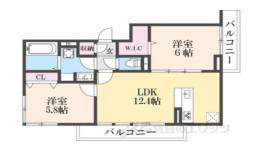 仮称Ｄ－ＲＯＯＭ四條畷市大字清瀧間取り図面