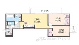 GRAMM奥海印寺EAST間取り図面