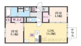 GRAMM奥海印寺EAST間取り図面