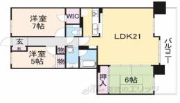 エスリード高田市駅南間取り図面