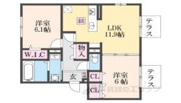 GRAMM奥海印寺WEST間取り図面