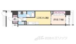ネベル四条堀川間取り図面
