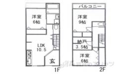 中京区晴明町戸建店舗間取り図面
