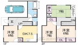 貸家間取り図面