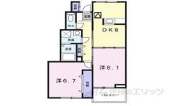 アルベール　ヴィラ１間取り図面